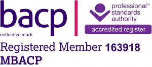 British Association of Counsellors and Psychotherapists (BACP) logo.