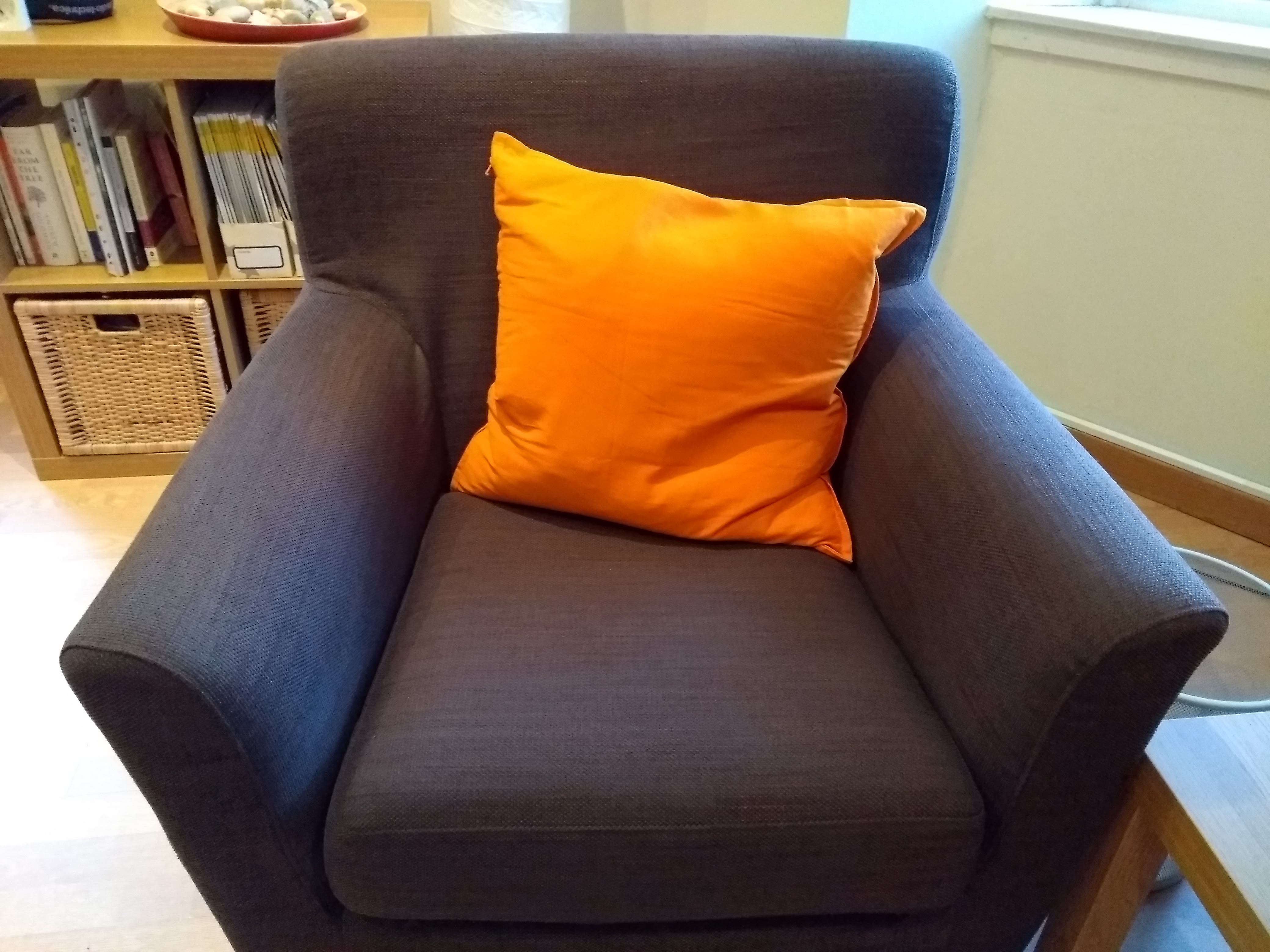 Counselling chair in Glasgow Southside counselling centre.