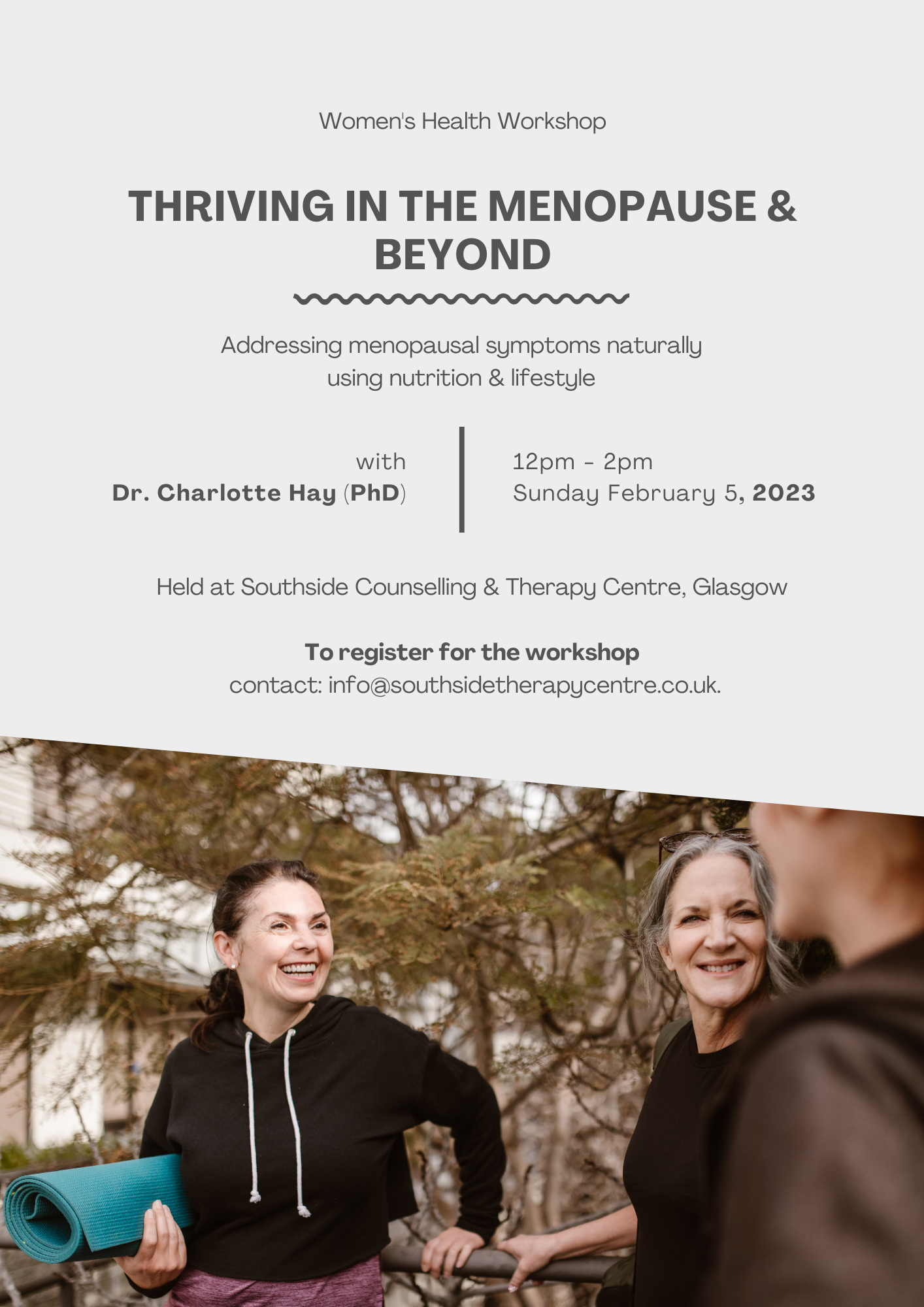 Menopause Southside Counselling and Therapy Centre