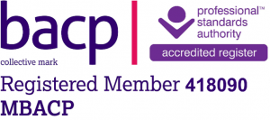 British Association for Counselling and Psychotherapy (BACP) logo.
