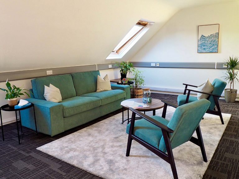 Abbey Mill therapy room in Paisley