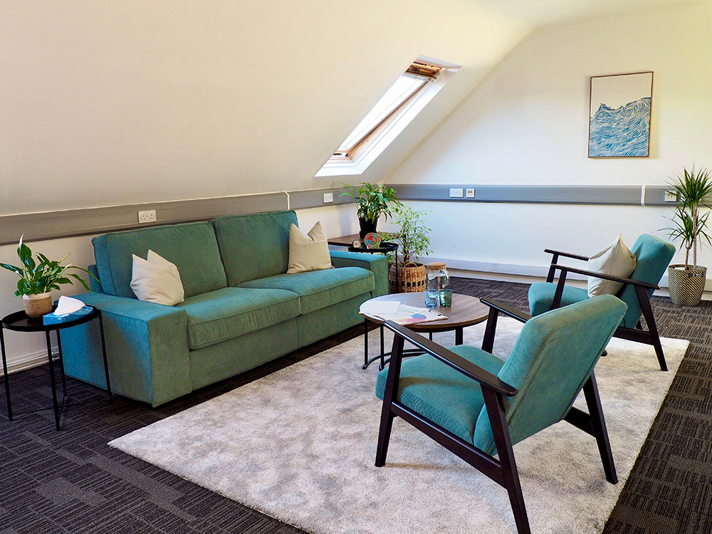 Abbey Mill therapy room in Paisley